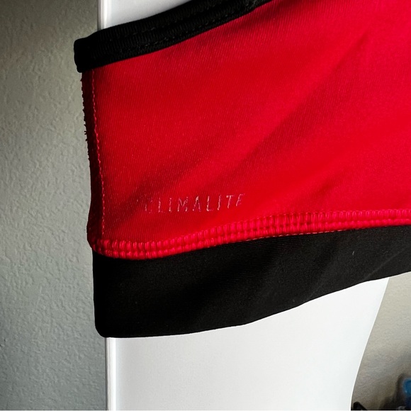 Adidas Red and Black Racerback Sports Bra, techfit - Size Medium - Picture 7 of 9